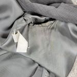 Versione Longline Trench Suit Jacket Womens 4 Gray Wool Lightweight Career Italy Photo 15