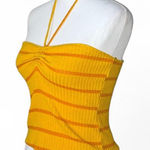 ZARA Striped Halter Top Photo 0