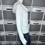 Lucy White Cowl Neck Hoodie Top Size XS Photo 10