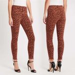 NWOT MOTHER Looker HighRise Leopard Ankle Fray Skinny Jeans in Animal Attraction Size 29 Photo 7