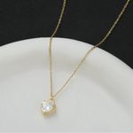 Heart Locket Necklace Gold Photo 3