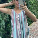 Beautiful striped pastel blouse Multi Size M Photo 1