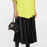 Balenciaga Cagole Leather Sandals w/ Buckle NEON GREEN Size 37.5 NEW Photo 1