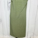 Tommy Bahama  Casual Dress Sleeveless Green Blue Striped Size M Rayon Blend Photo 9