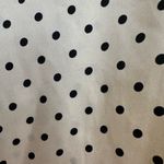 Drew  Benson Ivory Polka Dot Ruffle French Cuff Blouse Size Small NWT MSRP $212 Photo 5