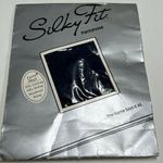 Walmart Vtg Silky Fit Pantyhose Nylon Blend Reinforced Panty Cotton Crotch Navy Size A Photo 0