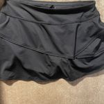 Athleta  Skort Womens Small Black Zipper Golf Tennis Activewear Skirt Shorts Photo 0