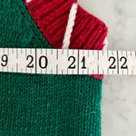 Laura Gayle Ugly Christmas Sweater Vest Petite Vest Gold Buttons EUC Green Size undefined Photo 2