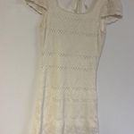 Love Shack Fancy Gypsum White Elvirie Crochet Mini Dress - Large Photo 5