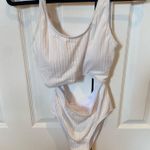 SheIn White Swimsuit One-Piece Photo 0