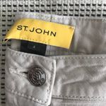 St. John  Beige Mid rise Straight Leg Pant 4 Photo 4