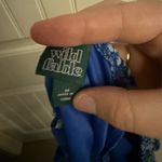 Wild Fable Crop Top Floral Blue M Photo 4