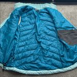 Patagonia  Womens Down Sweater Vest Medium Light Blue Puffer Photo 8