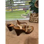 Born Women's Strappy Platform Sandal Heels Multicolor Size 9 Brown Photo 2