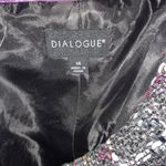 Dialogue  Black Purple Orange Red Button Up Blazer‎ with Pockets Size 14 Photo 2