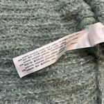 ZARA  Chunky Green Wrap Sweater Cropped Oversized Balloon Sleeve Cardigan Shawl Photo 6