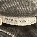 Slvrlake Virginia Slim Jeans Shadow Ridge Deconstructed Straight Leg Black 29 Photo 11