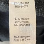 CAbi   Skinny Pants Size 4 Dark Grey Slim Fit Vertical Seams Modern Versatile Photo 4