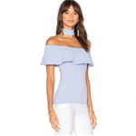 Donna Mizani  x REVOLVE NWT Powder Blue Mila Top Size Small Photo 2
