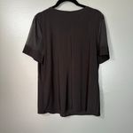 Atelier 29 Women's Black Sheer Whimsygoth Blouse Photo 6