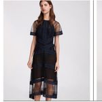 ALLSAINTS Lace Panel Midi Dress Photo 2