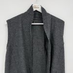 Tahari Charcoal Gray 100% Extra Fine Merino Wool Sleeveless Vest Top Size Small Photo 1
