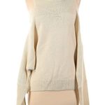 Lovers + Friends  Anisa Cream Open Back Turtleneck Pullover Sweater Small Photo 3