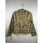 Coldwater Creek  Embroidered 100% Cotton Blazer Jacket Boho Size‎ 8 Photo 1