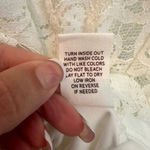 Moon River Anthropologie  White Lace Fit & Flare Boho Dress Size S Small Photo 9