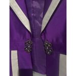 Lily & Taylor Purple Wool Silk Blazer Size 12 Photo 3