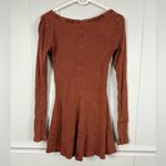 Kimchi Blue Pretty As A Portrait Long Sleeve Mini Dress Medium Faded Grunge Photo 10