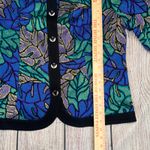 VTG Pablo Collection Sweater Cardigan Purple Gold Button Up USA Womens 16 Petite Blue Size 16P Photo 6