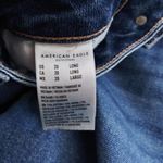 American Eagle Blue Stretch Tomgirl Button Fly Jeans Long Size 20 L Photo 9