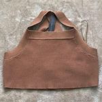 House Of Harlow 1960 x Revolve New Wide Strap Knit Brown Crop Top Brown Size L Photo 0