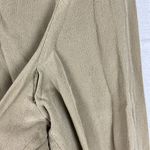 Everlane women’s silk relaxed button down olive green long sleeve shirt size 2 Photo 5