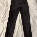 Madewell  Womens Mid-Rise Stovepipe 25T 25 Tall Straight Leg Black Charcoal Jeans Photo 5
