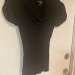 it's our time  brand short sleeve cowl neck sweater Large. Photo 0