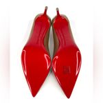 Christian Louboutin  Sporty Kate 85mm Light Brown Patent Leather Pumps Size EU 39 Photo 9