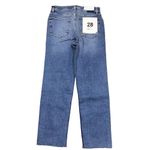 RE/DONE NWT  Women's 70s Stove Pipe Jeans Size 28 Blue Straight Leg Denim Photo 2