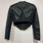 BCBGMAXAZRIA Hansen Faux Leather Silk Quilted Moto Jacket Photo 2