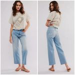 💕MOTHER SUPERIOR💕 The Rambler Zip Ankle Fray Jeans ~ I'm With the Band 29 NWT Blue Photo 1