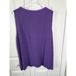 Liz Claiborne  Purple Paisley Tank Top XXL Photo 1