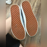 Vans  Checkerboard Check Foxing Cool Blue Classic Slip-On Sneakers 7 Casual Photo 6