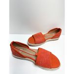 Eileen Fisher Shoes Womens Size 6 Magma Coral Stretch Knit Espadrille Sandals Photo 6