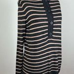 Tory Burch Stripe Cowl Neck Sweater Photo 3