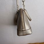 Coach Metallic Gold Leather Mini Sierra Evening Satchel Crossbody Bag F22315 Photo 6