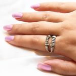 Jaws Ring Silver Photo 1