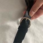 REHAB Vintage Ganson Black Leather Front Flap Purse Photo 8