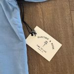 NWT Electric & Rose Women's Puff Sleeve Sweatshirt Size L Blue‎ Cottagecore Boho Blue Size L Photo 4