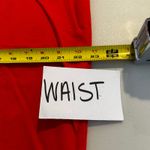 ASOS  Red Long Sleeve Crew Neck Sweatshirt Dress Moto Elbow Details US 16 Photo 6